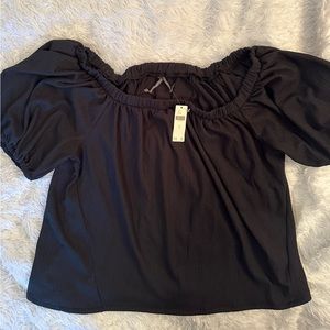 Black Anthropologie top size XL